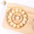 Carved bodhi root loose beads DIY jewelry accessories retro handmade bracelet charm pendant - 16# Carbonized Fox