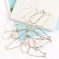 Γάντζοι σκουλαρικιών σε σχήμα σταγόνας U DIY υλικά για χειροποίητα κοσμήματα αξεσουάρ - Πολύχρωμο