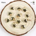 Pendentifs cœur plaqué or accessoires fabrication bijoux collier bracelet 30pcs - Cœur Pointu 11mm