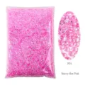 Starry hot pink resin rhinestones for nail art and DIY phone case decoration - 4mm (22000 Pcs/Pack) / Starry Hot Pink (P01)