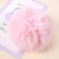 Fluffy fluffy faux fur pom pom ball DIY craft pendant accessory for handmade jewelry making - 06# Light Pink