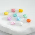 Colorful alloy irregular beads diy jewelry making accessories multi color loose beads variant - 04# Irregular
