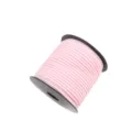 Pink faux suede cord 2mm Korean velvet string for DIY crafts jewelry making gift wrapping - Approx. 10m / Bundle / Without Spool / 34 Macaron Pink