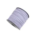 Light purple faux suede cord 2mm leather string for DIY crafting and gift wrapping spool. - Approx. 10m / Bundle / Without Spool / 43 Taro Purple