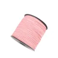 Pink faux suede cord 2mm velvet leather string for DIY jewelry making and gift box packaging. - Approx. 10m / Bundle / Without Spool / 38 Peach Pink