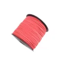 Red 2mm Faux Suede Cord Craft Leather Thong DIY Gift Box Wrapping & Jewelry Making - Approx. 10m / Bundle / Without Spool / 42 Watermelon Red