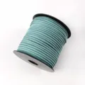 Light blue faux suede cord 2mm velvet leather string for DIY jewelry crafts and gift wrapping. - Approx. 10m / Bundle / Without Spool / 46 Greyish Peacock Green