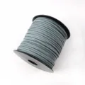 Gray Faux Suede Cord 2mm Velvet Leather Cord for DIY Jewelry Making Crafts Spool Pack - Approx. 10m / Bundle / Without Spool / 47 Light Grey Blue