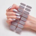Pegatinas de uñas estilo occidental púrpura mate metálico hoja variante RM-001 - Púrpura Metálico Mate (RM001)