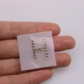 Rhinestone letter H rhinestone hotfix sticker DIY garment accessory sparkle crystal patch apparel - Letter H / White
