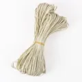 Cordón plano de cuero PU trenzado beige brillante de 2 mm para bolsos y joyería DIY - Aprox. 180m/Manojo / Beige (28#)