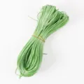 Cordón plano de cuero PU verde claro brillante de 2mm para joyería DIY y bolsos - Aprox. 10m/Manojo / 17# Verde