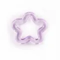 Paarse transparante acryl holle ster hanger voor DIY sleutelhanger sieraden accessoire - 07 Transparante kleur