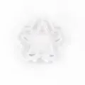 Transparant acryl holle ster hanger DIY handgemaakte sieraden sleutelhanger accessoire. - 10 Transparant