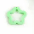 Lichtgroene Acryl Holle Ster Hanger DIY Ambacht Sleutelhanger Tas Accessoire - 02 Egale kleur