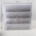 Foglio di strass DMC termoadesivi 33x33 cm con quattro file di cristalli molto densi - Gold (096)