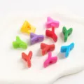 Colorful acrylic large hole letter Y beads for DIY jewelry making, crafts and pendants - Letter Y / 5 Pieces
