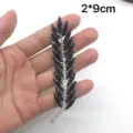 Black rhinestone feather appliqué patch with clear crystals for DIY clothing shoes. - Leaf 5# Black