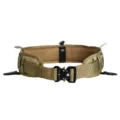 Tactical camouflage waist belt with heavy-duty quick release metal buckle and MOLLE system. - 125cm / CP Camouflage