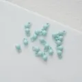 Macaron lichtblauwe legering ronde kraal hangers voor DIY sieraden en telefoonkettingen - Set van 20 Stuks / Macaron Blauw