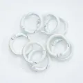 AB color spring ring open circle clasp metal hardware keychain jewelry accessories set. - Style 17 (20mm) / 1 Piece