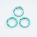 AB color metal spring rings open round snap hooks keychain bag accessories jewelry findings - Style 06 (20mm) / 1 Piece