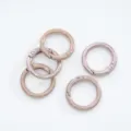 AB Color Spring Rings Open Circle Snap Clasps Keychain Findings Jewelry Accessories Set - Style 05 (20mm) / 1 Piece