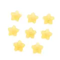 Perline di fiori in acrilico satinato giallo per la creazione di gioielli fai da te. - 200 Pezzi/Confezione / Giallo