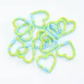 Kleurrijke hartvormige veersluitingen voor DIY tassen sleutelhanger sieraden accessoires - 12