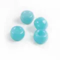 Perles poney acrylique bleu grand trou baril pour colliers et chaînes de téléphone détails - 50 Pièces/Pack (6x9mm) / Bleu Gelée