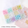 12-grid colored glass seed beads set, DIY handmade bracelet necklace jewelry making supplies. - 12-Grid Boxed-Light Color Series
