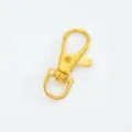Durable gold-plated alloy lobster clasp trigger hook for bags, keychains and DIY crafts - Gold