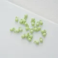 Lichtgroene macaron kleur legering ronde hanger kralen voor DIY sieraden maken projecten - Set van 20 Stuks / Macaron Groen