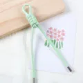 5mm pearl green PU leather cord DIY handmade bag charm mobile phone strap accessory - 1 Piece / Pearlescent Green