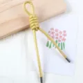 5mm pearlescent PU leather rope DIY handmade bag charm phone lanyard decorative cord gold - 1 Piece / Gold