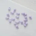 Lavendelpaarse macaron legering ronde kraal bedeltjes voor DIY sieraden en handwerk - Set van 20 Stuks / Lichtpaars