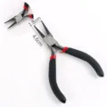 Mini alicates de punta redonda para hacer joyas bricolaje herramientas de alambre con mango. - 10 Alicates de punta redonda