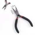 Mini alicates de punta fina herramienta de bricolaje joyería con agarre ergonómico. - Alicates de joyería de punta redonda 11