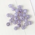 Light purple marble effect acrylic round beads for DIY handmade jewelry making crafts - 06 (Pale Purple Gradient Marble Cat Eye)