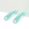 Minzgruene Tropfen Haarklammer 5cm Makronen BB Clip Haaraccessoires fuer Kinder DIY - 10er Pack / 07 Minzgrün