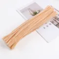6mm thick DIY pipe cleaners chenille stems for handmade craft bouquet decoration and art projects - 10# 25 Pieces Khaki