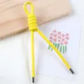 Pearlescent PU leather rope 5mm vibrant colorful core cord for DIY handmade bag charm phone strap - 1 Piece / Yellow