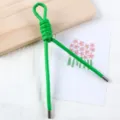 Green PU leather cord rope DIY handmade bag charm mobile phone lanyard 5mm thickness - 1 Piece / Green