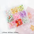 12-Grid mixed color glass seed beads storage box set variant, DIY jewelry making supplies. - 9-Grid Boxed-Colorful Series