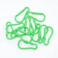 Bright green gourd-shaped carabiners for keychains and DIY crafts - 1 Piece/Pack / Bright Green