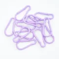 Lila lackierte birnenförmige Karabinerhaken für DIY-Schmuck und Schlüsselanhänger - 1 Stück/Packung / Lila