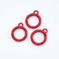 26mm rode ronde veerhaak metalen karabijnhaak sleutelhanger DIY knutselaccessoires - 14