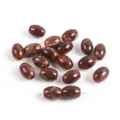 Perles tonneau en acrylique marbre marron, grand trou pour bracelets et bijoux DIY. - 10 Pièces/Paquet / Chocolat