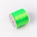 High-strength neon green elastic crystal thread for DIY jewelry making and bracelet beading - 09 / 0.7mm- 10m /roll