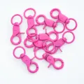 Set of pink swivel snap hooks, metal lobster clasps for keychains, bags, and DIY crafts. - 1 Piece / Sky Blue